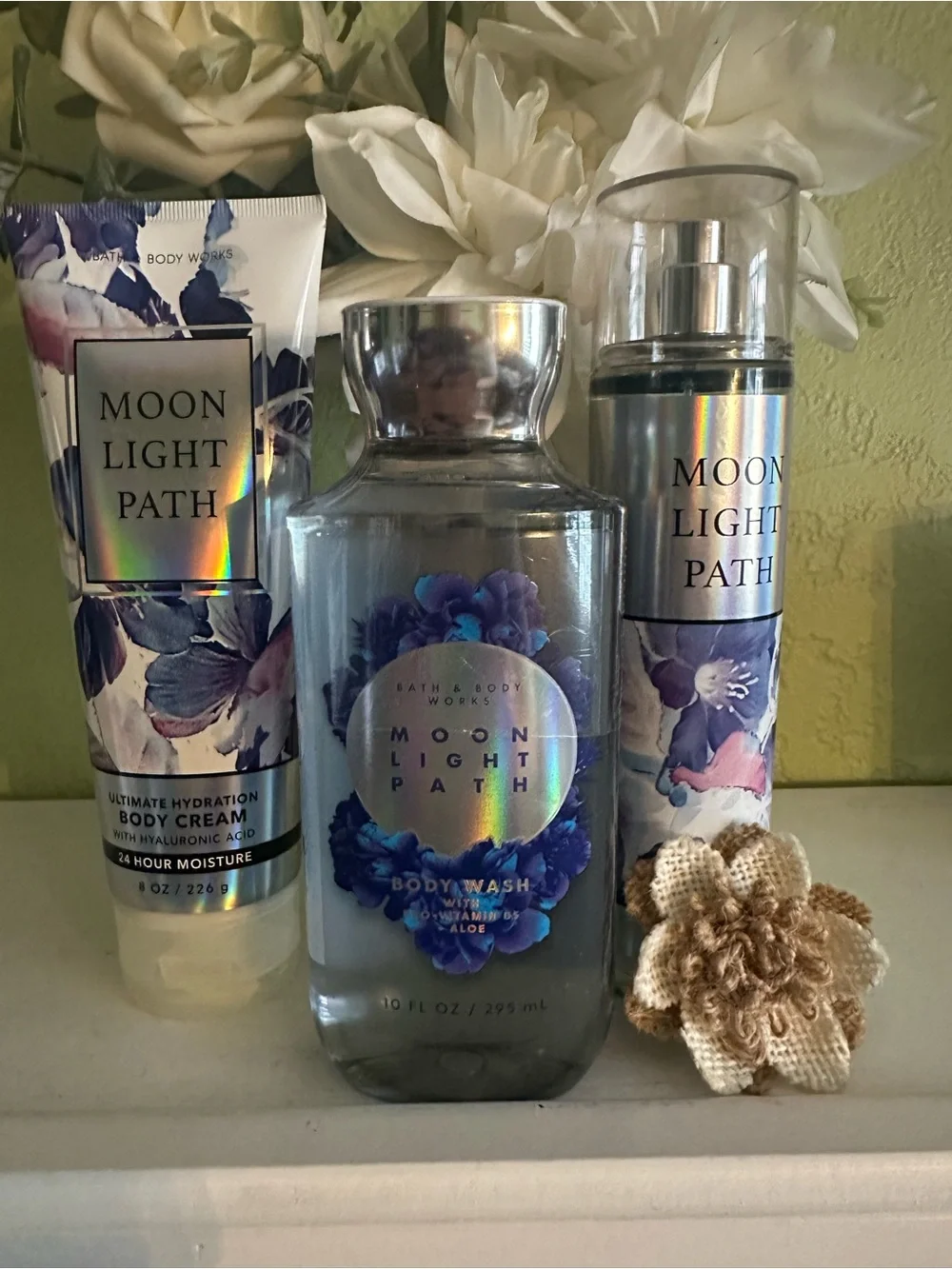 Bath & Body Works Moonlight Path Bath & Body Set - Blue, Purple